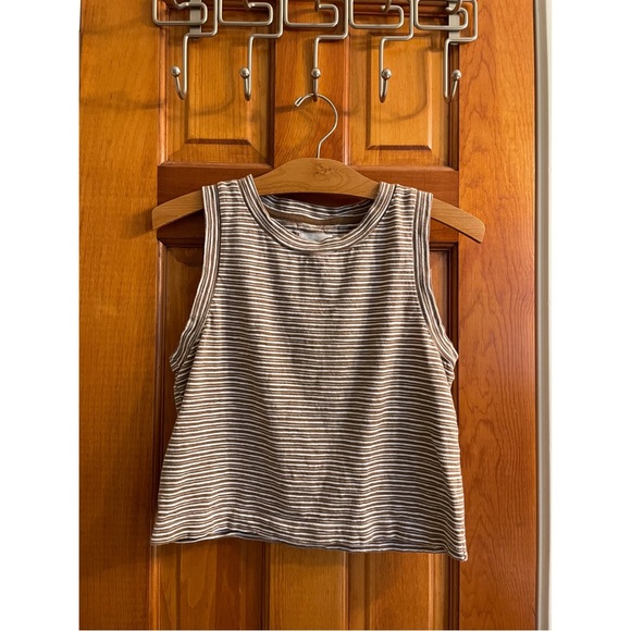 Lou & Grey Striped Softserve Slub Muscle Tank - Picture 2 of 4